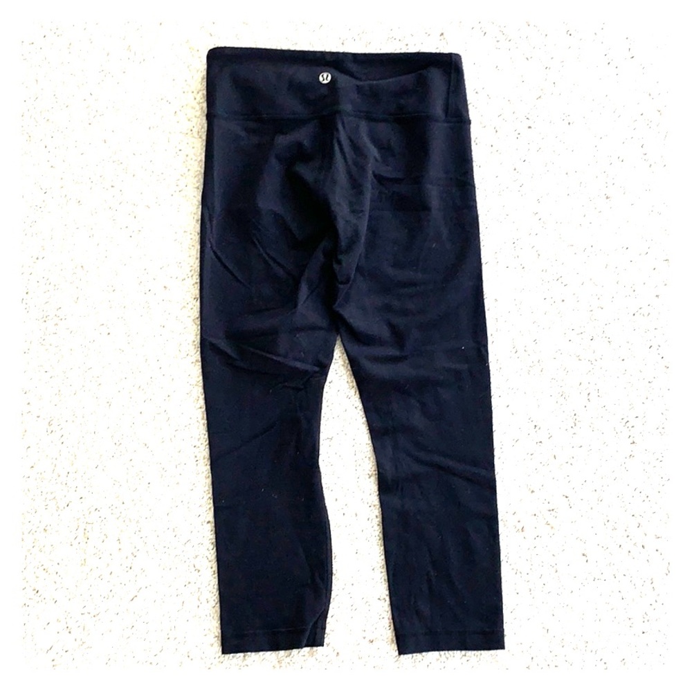 Lululemon cropped wunder under yoga pants